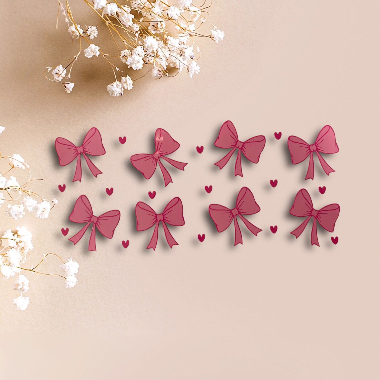 21 - Pink Bows & Hearts