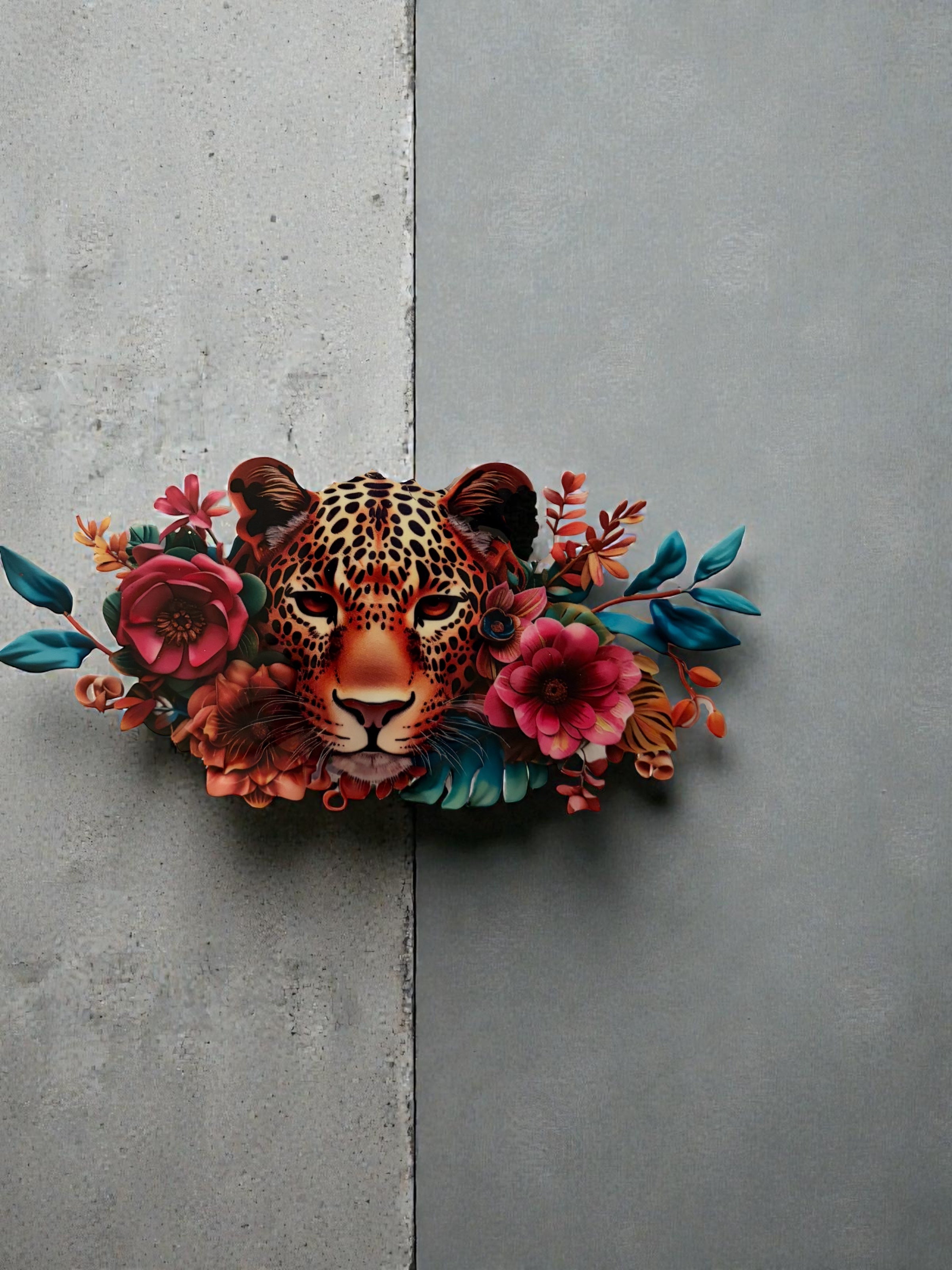 28 - Tiger & Flowers