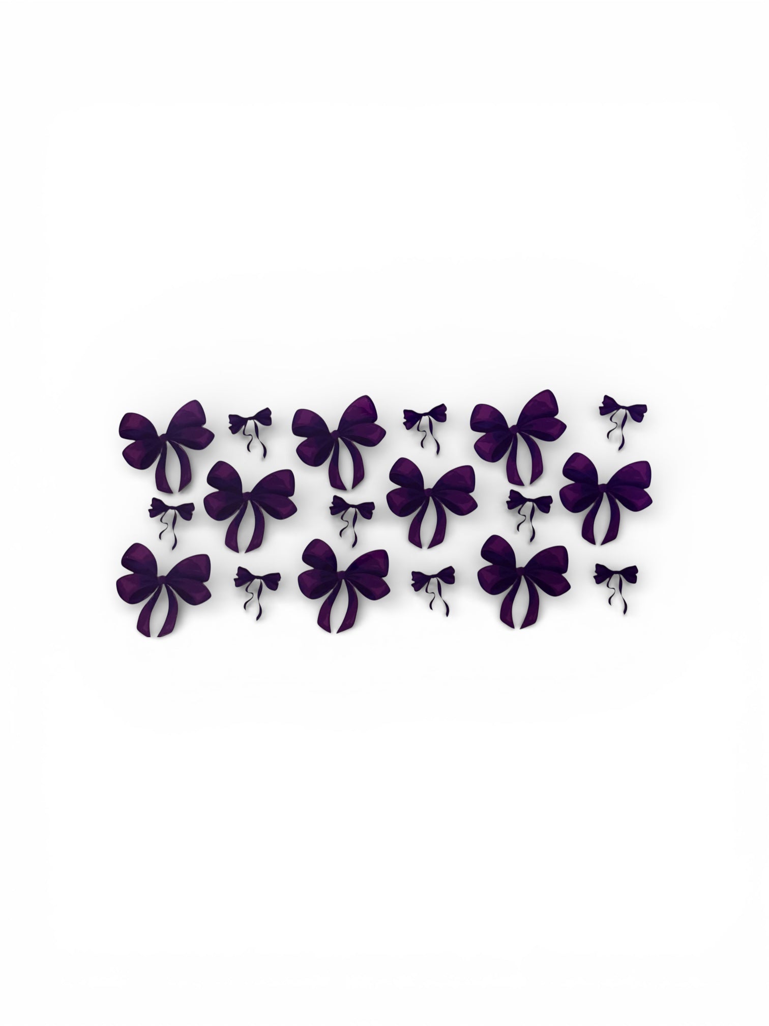5 - Dark Purple Bows
